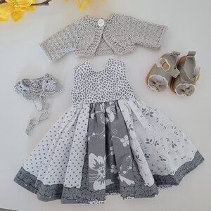 Beautiful Handmade Outfit for 32cm Paola Reina Doll and Similar Size Dolls